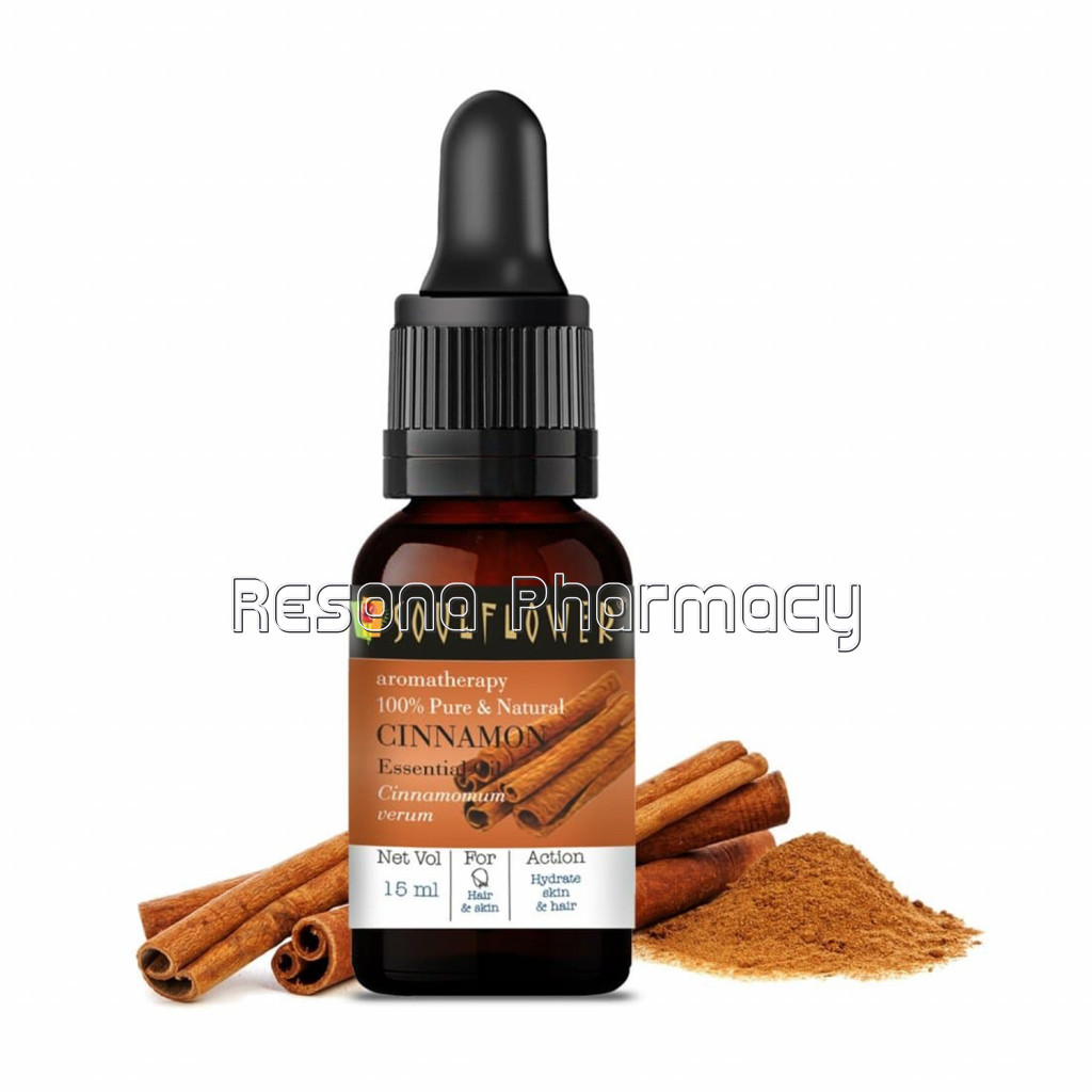 Soulflower Cinnamon Essential Oil For Skin Infection, Pure Skin, Long Hair, Strong Hair Roots, 100% Pure, NaNaturaland Undiluted Oil, 15Ml