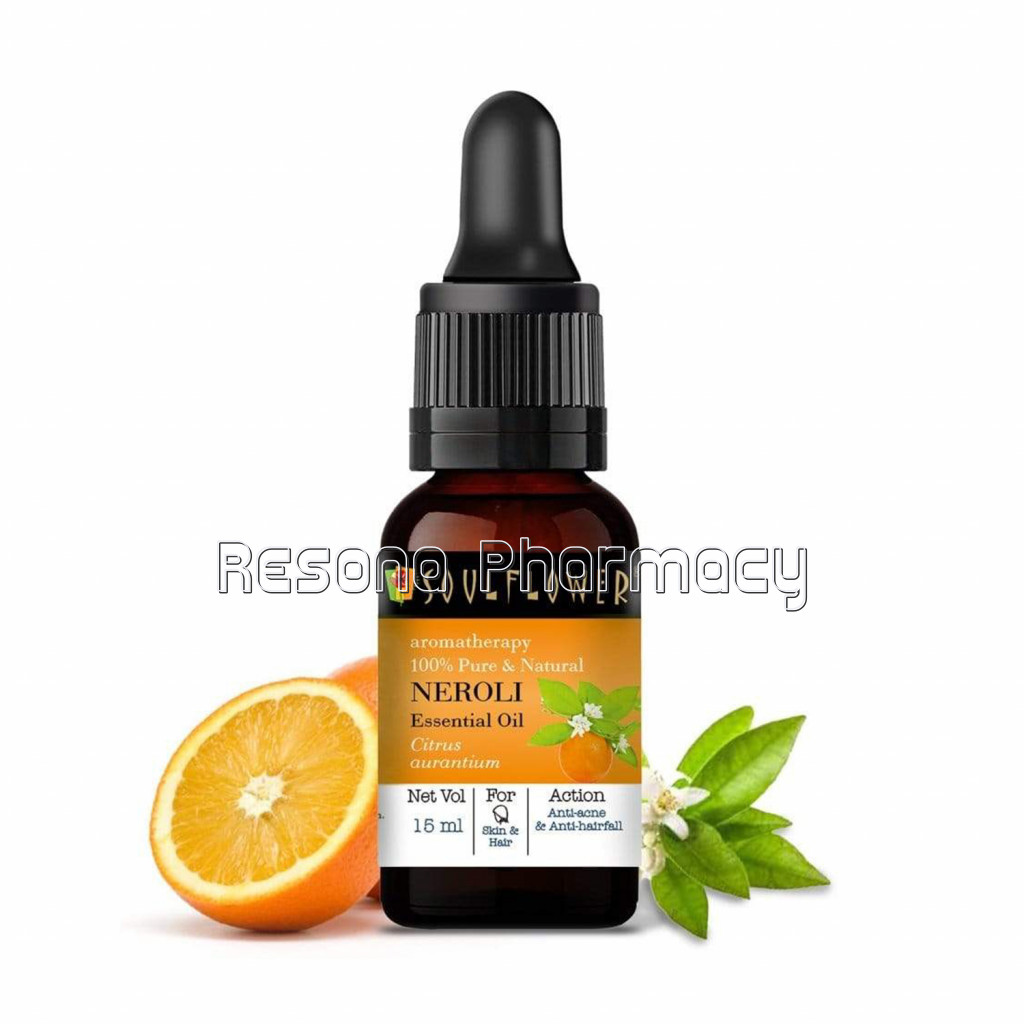 Soulflower Neroli Essential Oil For Acne and Blemish Control, 100% Pure, NaNaturaland Undiluted Oil, 15Ml