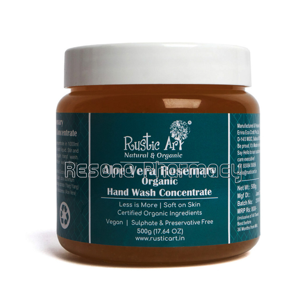 Aloe Vera Rosemary Organic Hand Wash Concentrate