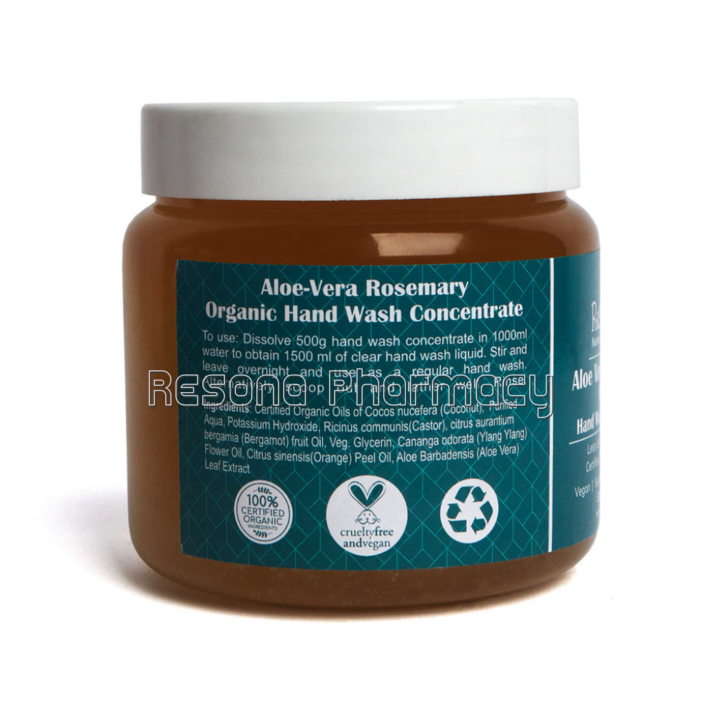 Aloe Vera Rosemary Organic Hand Wash Concentrate