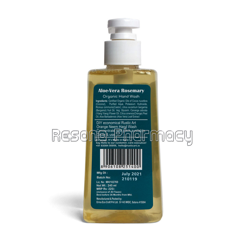 Aloe Vera Rosemary Hand Wash 245Ml