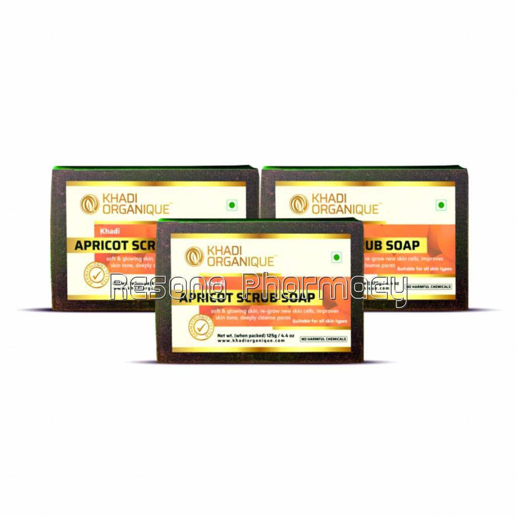 Apricot Scrub Soap (Pack Of 3)