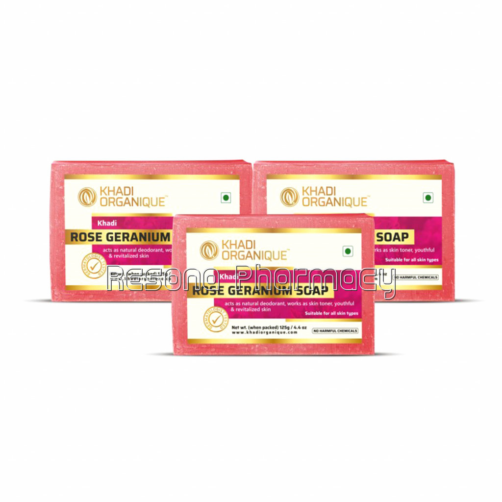 Rose Geranium Soap (Pack Of 3)