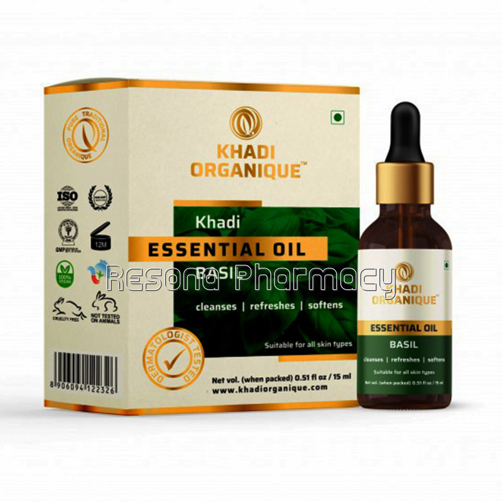 Khadi Organique Basil Essential Oil