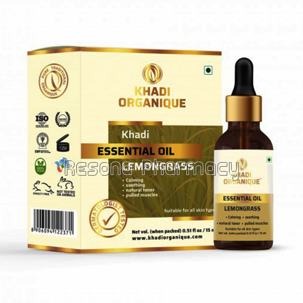 Khadi Organique Lemongrass Essential Oil