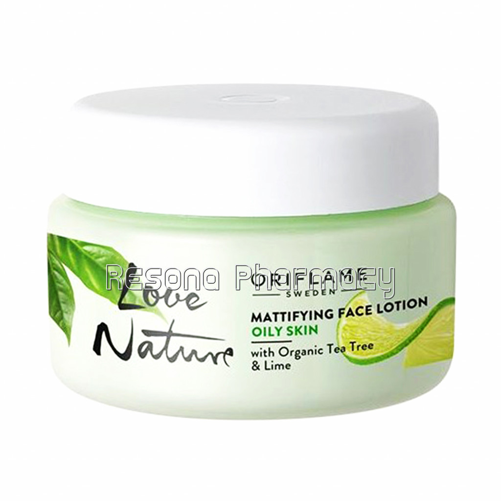 Mattifying Face Lotion With Organic Tea Tree and Lime