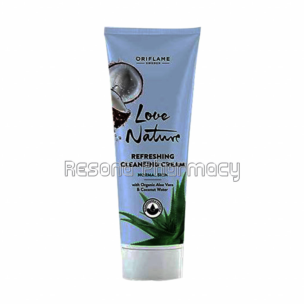 Refreshing Cleansing Cream With Organic Aloe Vera and Coconut Water