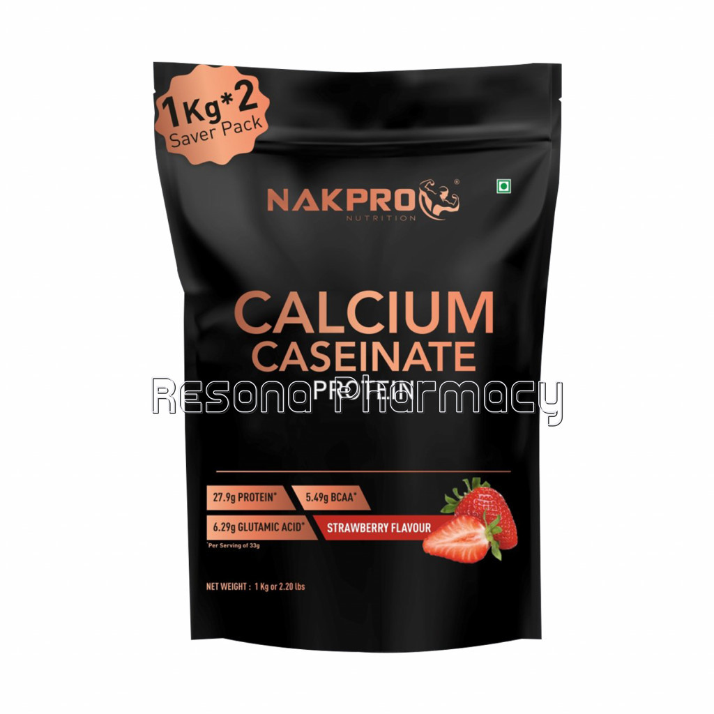 Nakpro Calcium Caseinate Protein Strawberry 2Kg