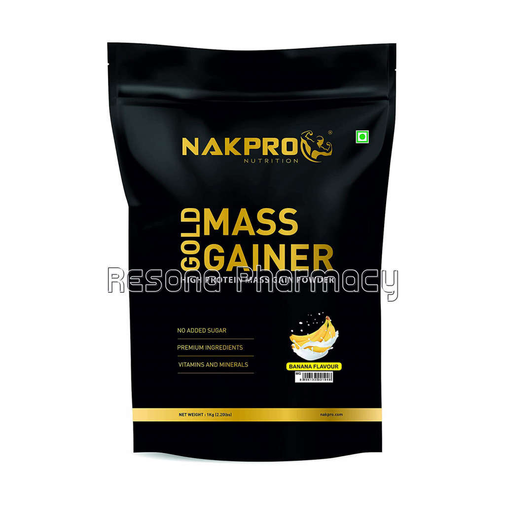 Nakpro Gold Mass Gainer Banana 1Kg