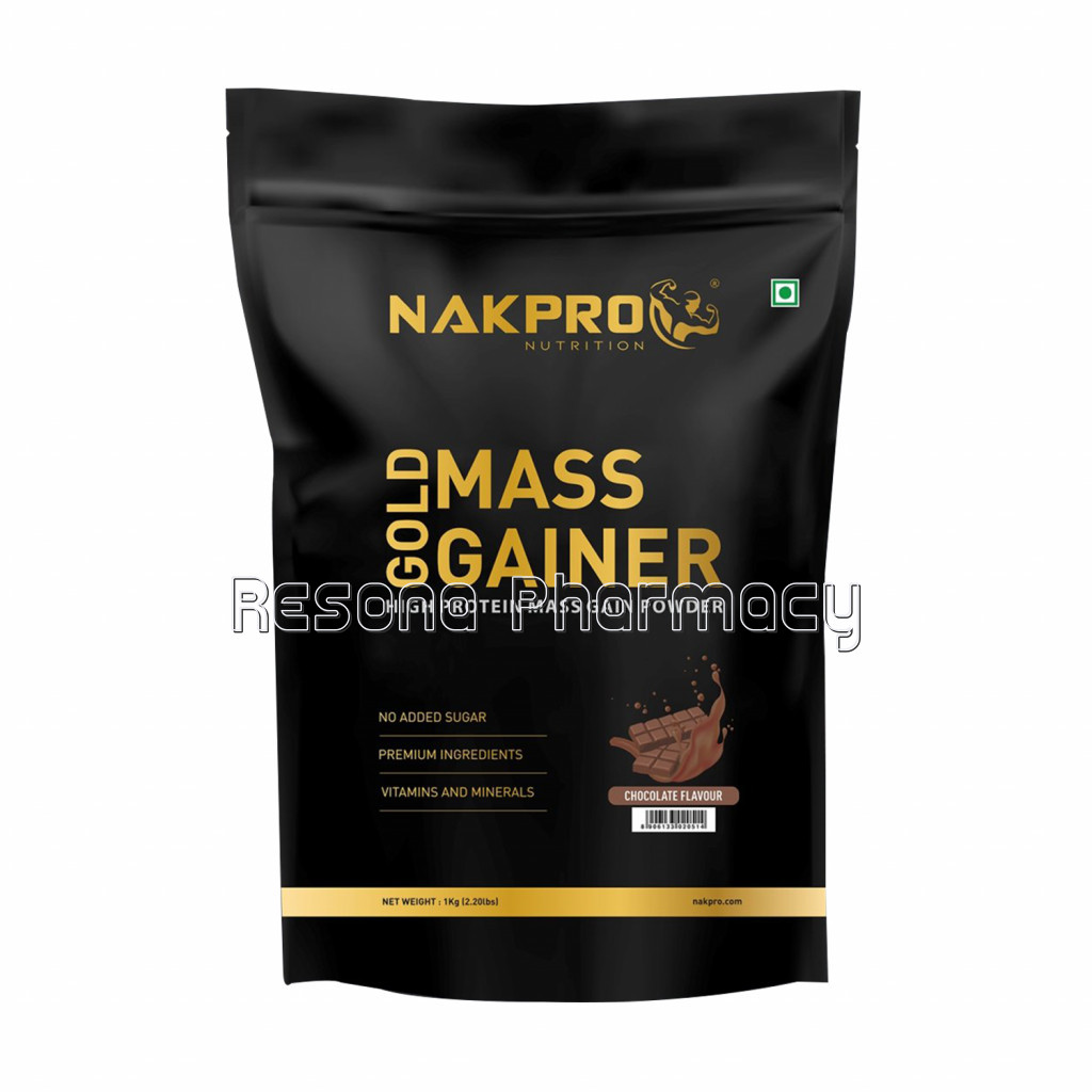 Nakpro Gold Mass Gainer Chocolate 1Kg