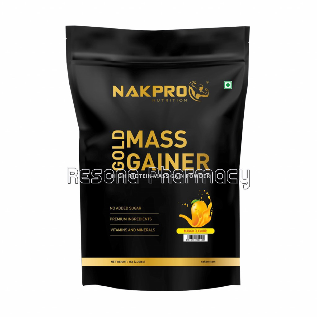 Nakpro Gold Mass Gainer Mango 1Kg