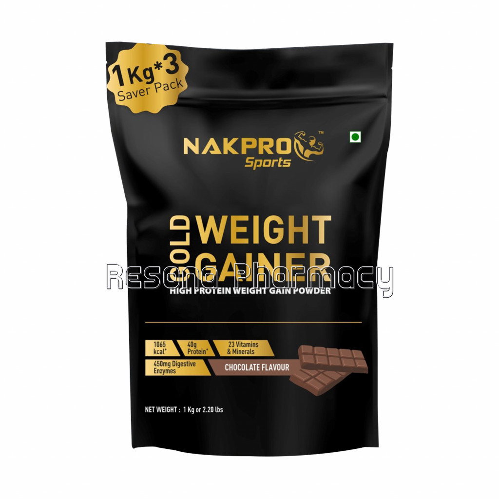 Nakpro Gold Weight Gainer Chocolate 3Kg