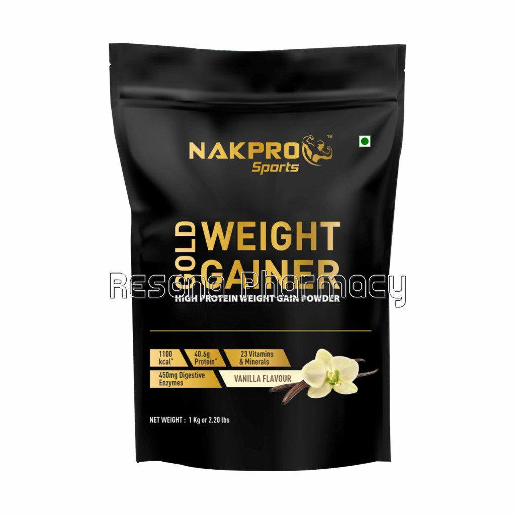 Nakpro Gold Weight Gainer Vanilla 1Kg