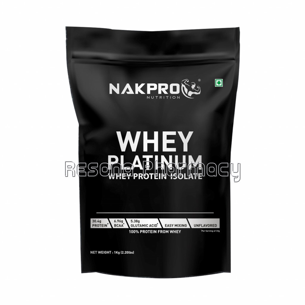 Nakpro Whey Platinum Unflavored 1Kg