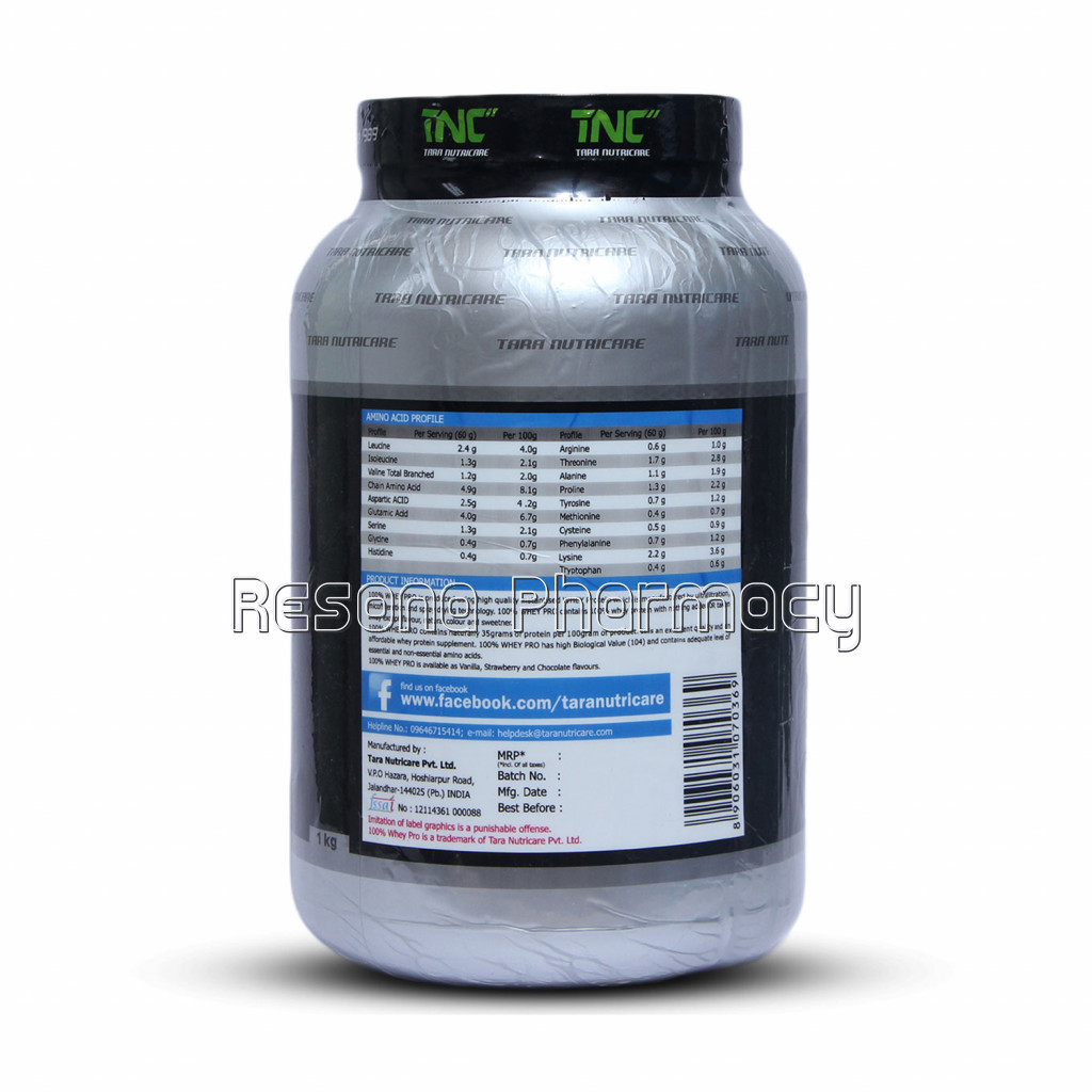 100% Whey Pro Strawberry Flavour 1 Kg