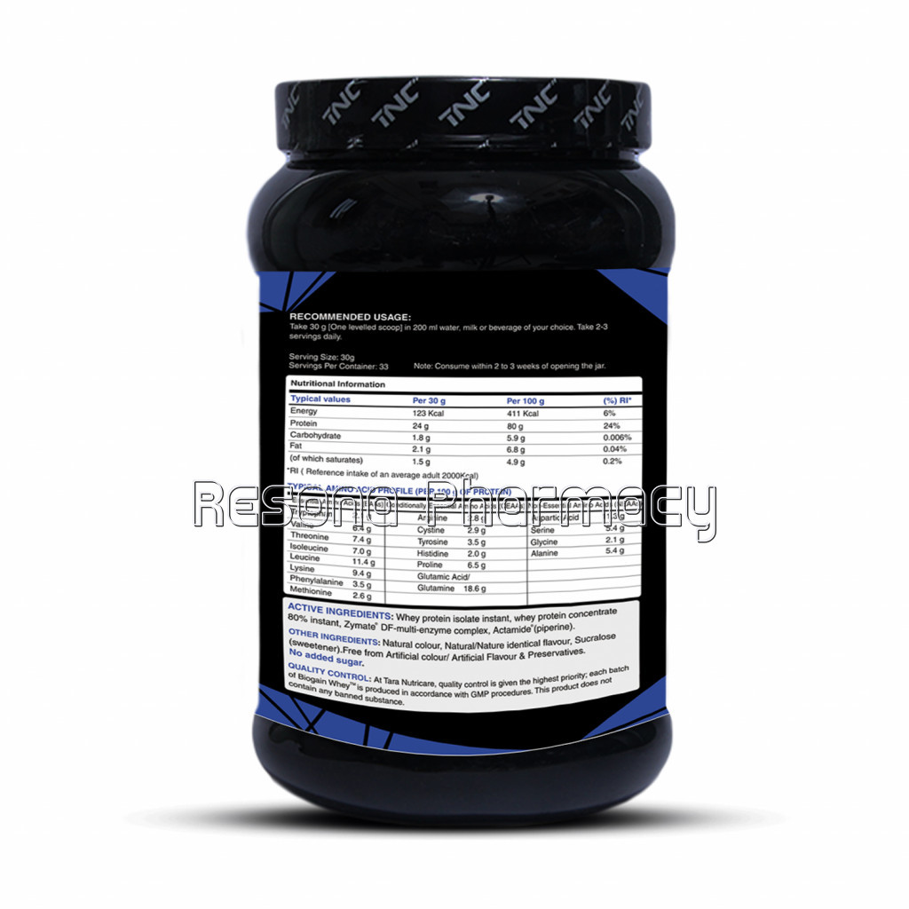 Biogain Whey American Ice Cream Flavour 1 Kg