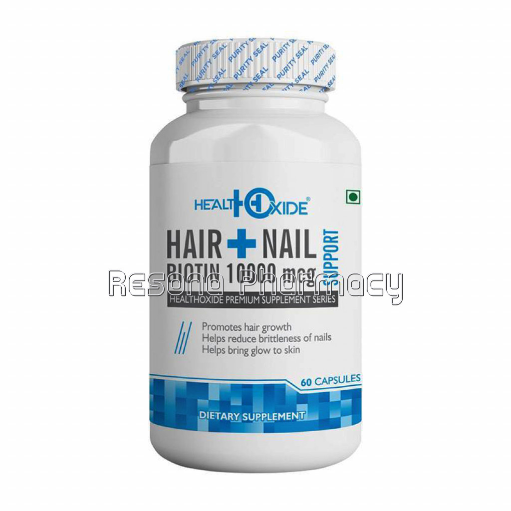 Biotin 10000 Mcg Supports Healthy Hair Skin And Nail