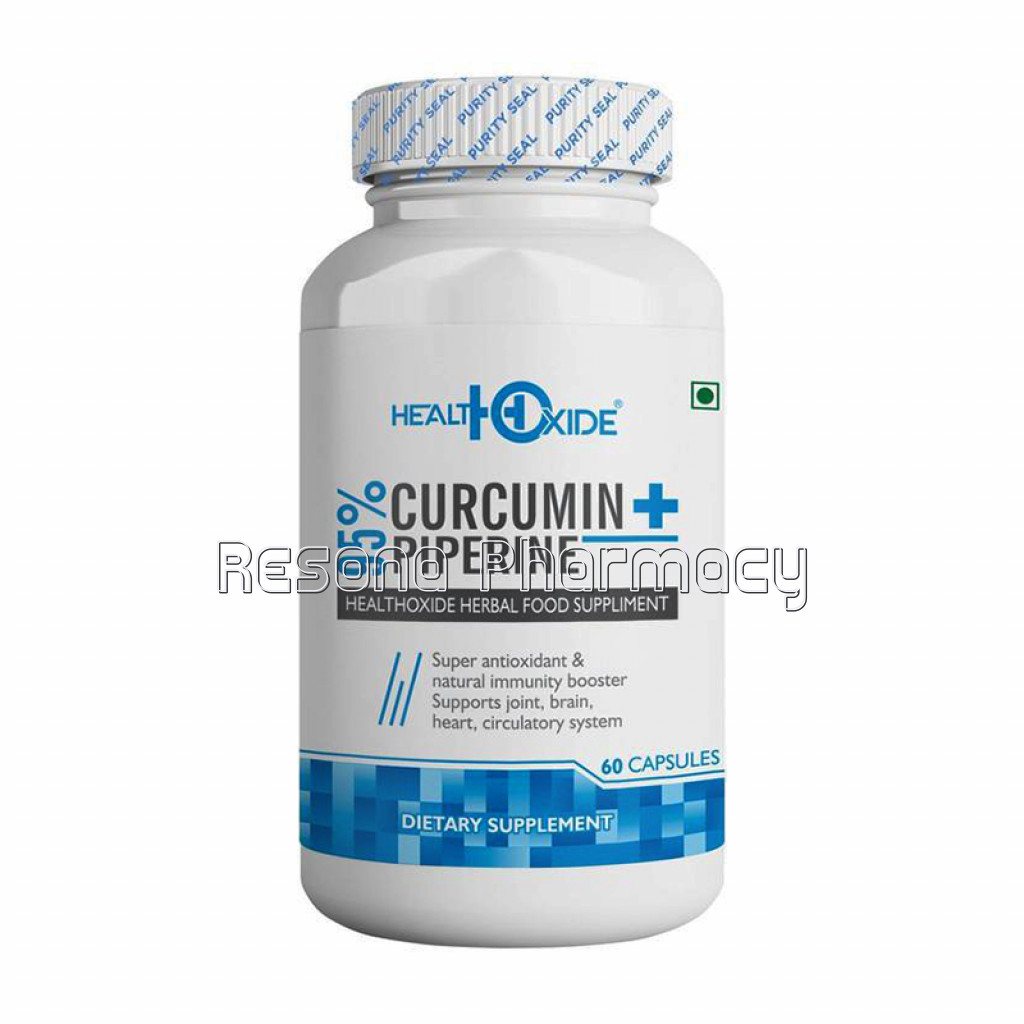 Curcumin 95% Plus Piperine 95%   60 Veg Capsules