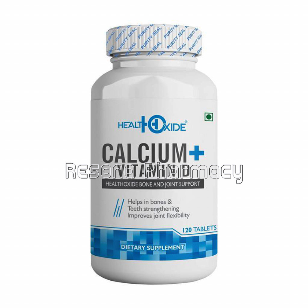 Healthoxide Calcium 625 Mg Plus Vitamin D 400 Iu– 120 Tablets