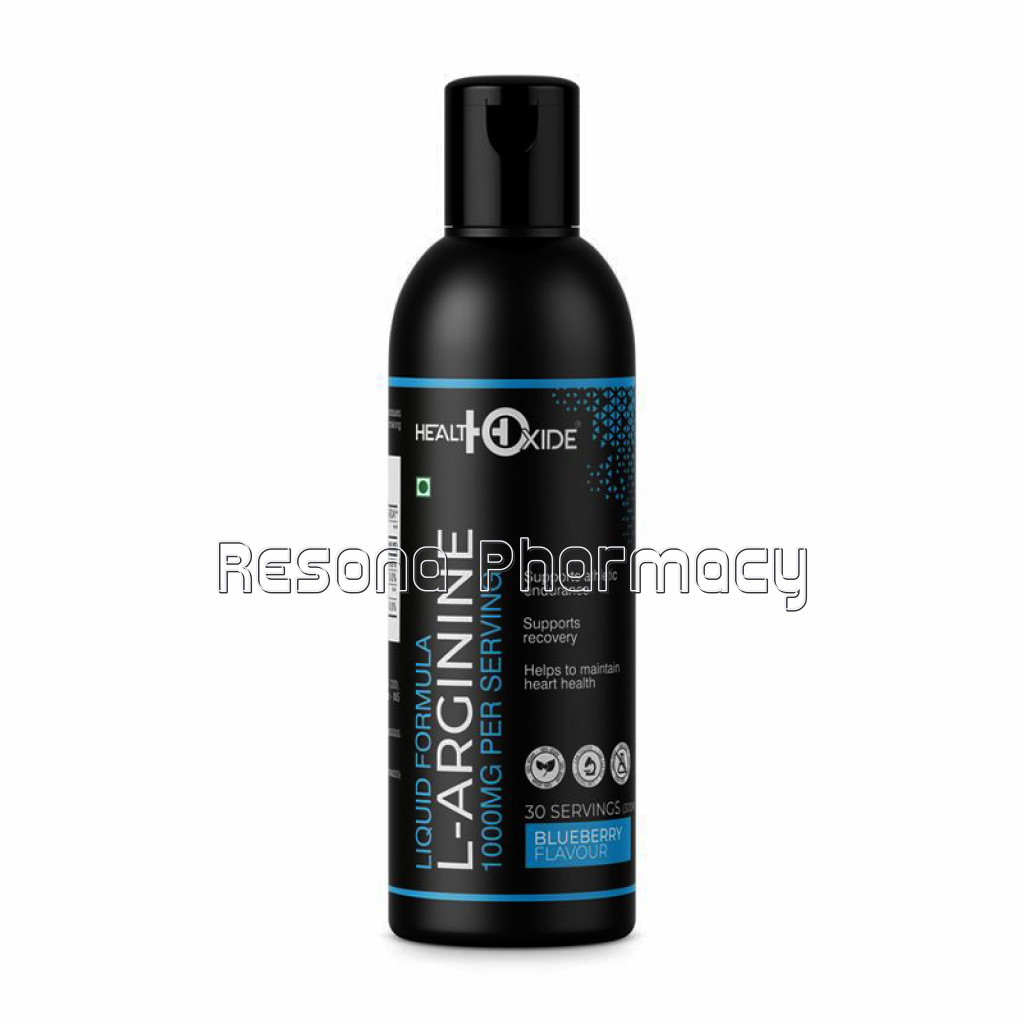 L Arginine Liquid 1000Mg Per Serving, (300Ml, Blueberry Flavor)