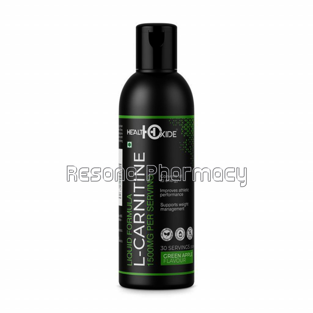 L Carnitine Liquid 1500Mg Per Serving, (300Ml, Green Apple Flavor)
