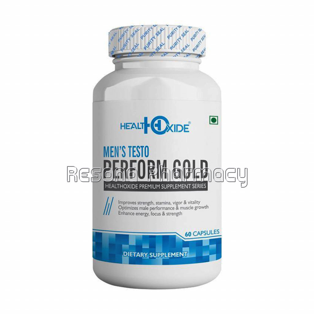 Men'S Testo Perform Gold – 60 Veg Capsules