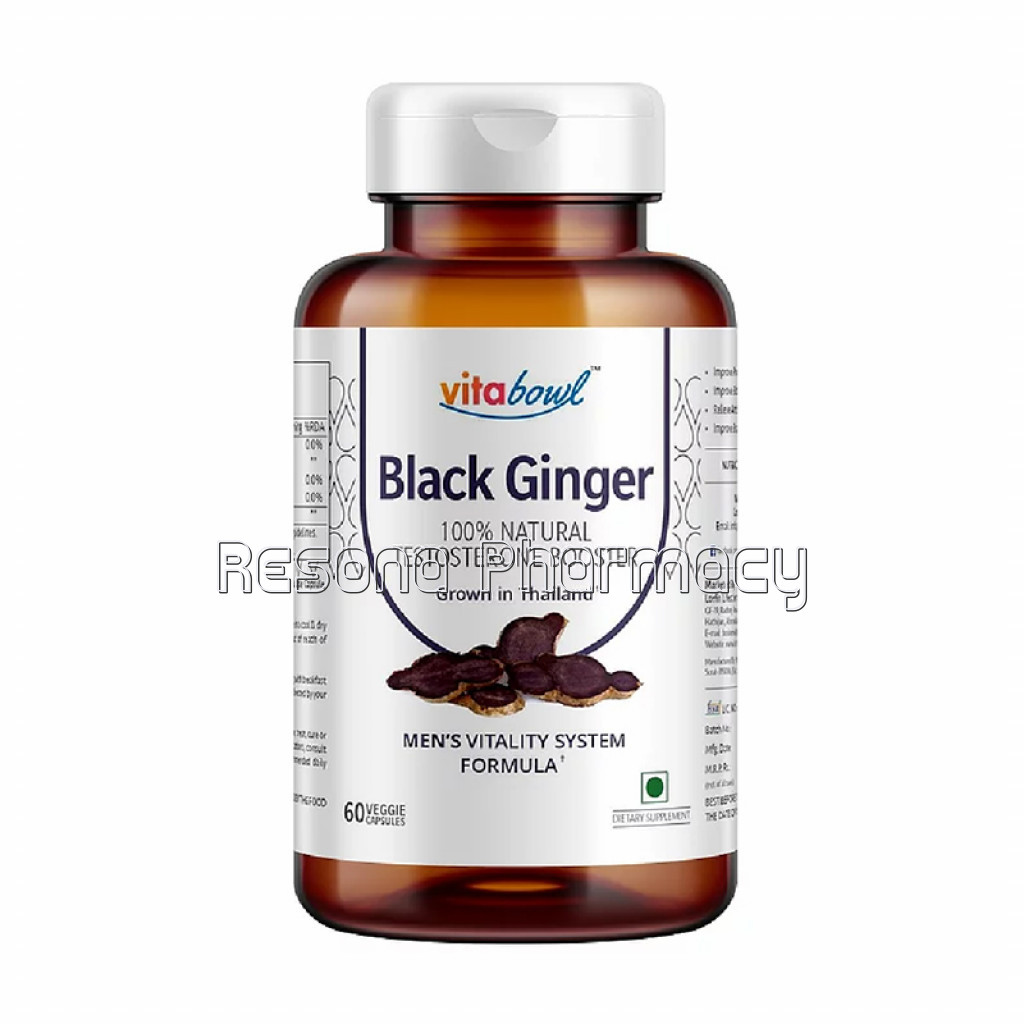 Vitabowl Black Garlic 100% NaNaturalWith 10X Higher S Allylcysteine   60 Veg Caps