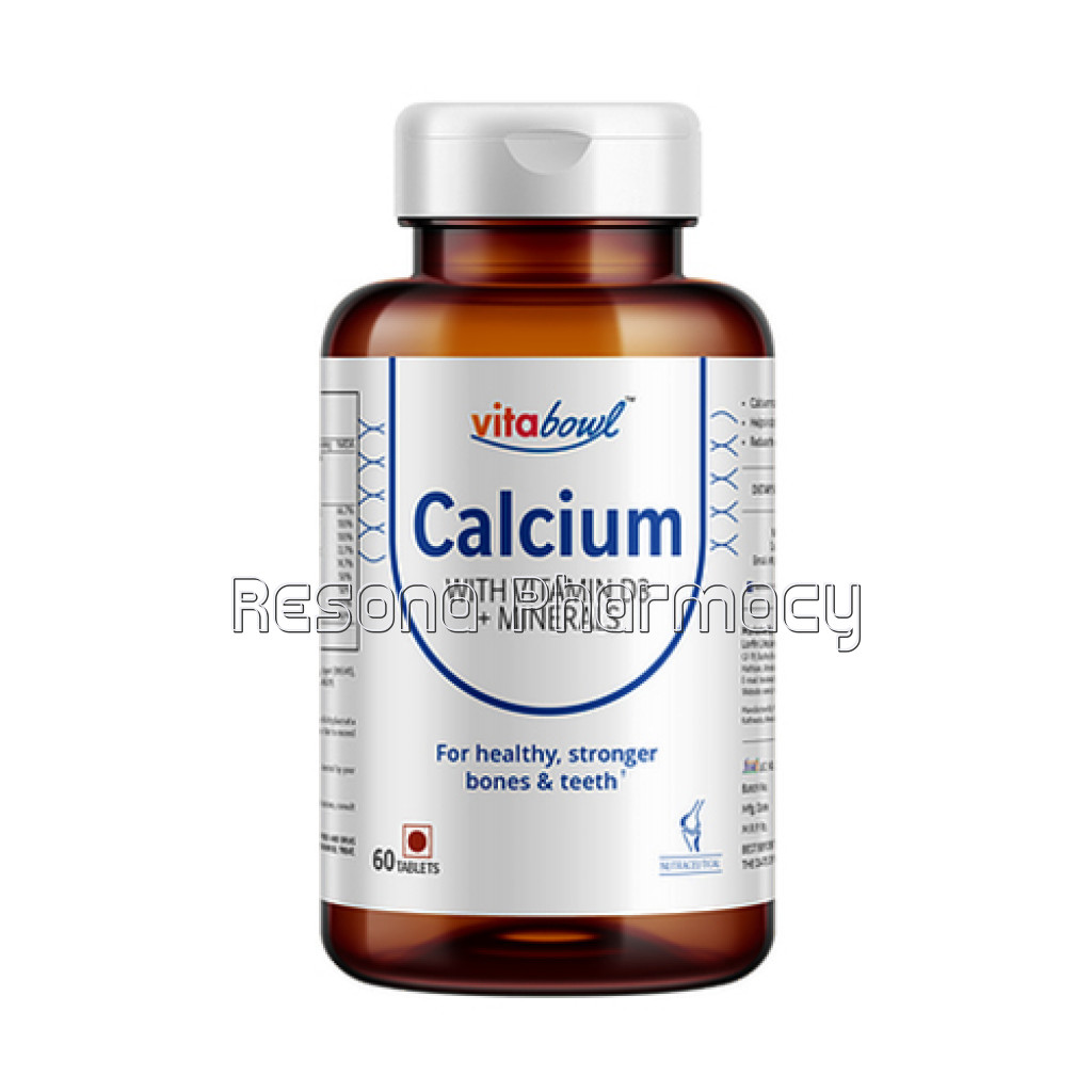 Calcium With Vitamin D3 and Minerals Tablets | 60 Tablets