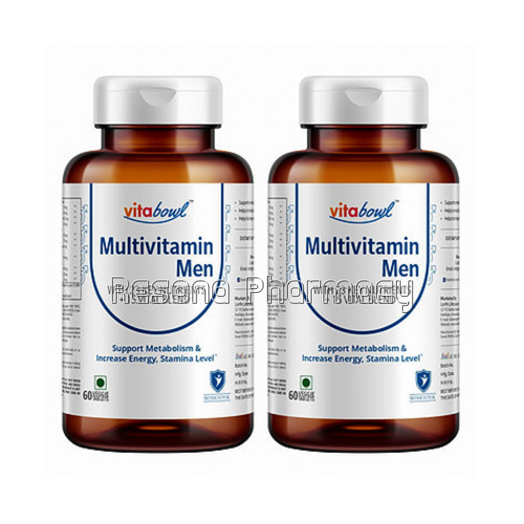 Multivitamin Men Tablets | 60 Veg. Tablets Pack Of 2