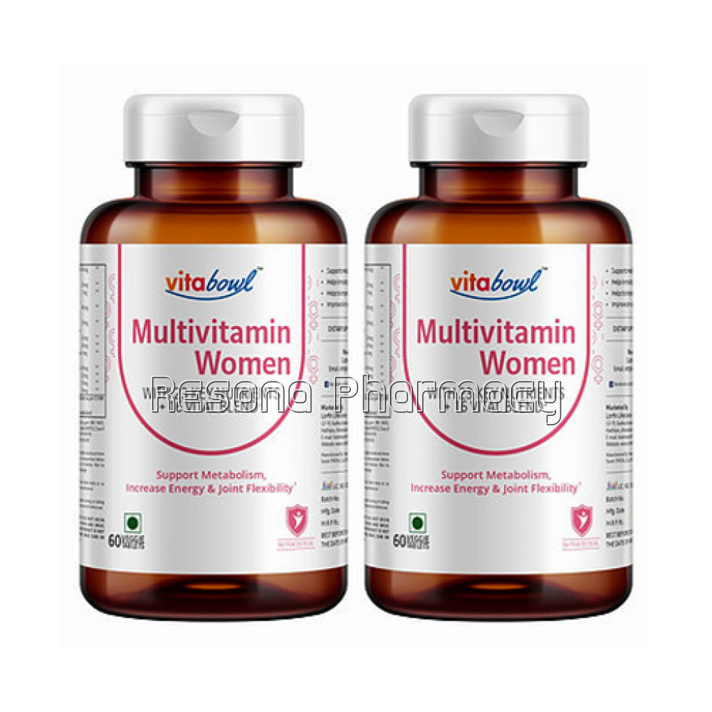 Multivitamin Women Tablets | 60 Veg. Tablets Pack Of 2