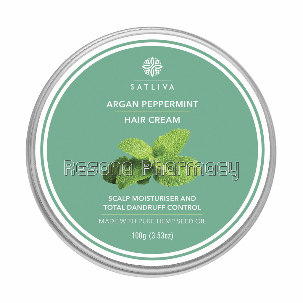 Argan Peppermint Hair Cream   Controls Dandruff, Reduces Hair Fall and Promotes Hair Growth 100Gm
