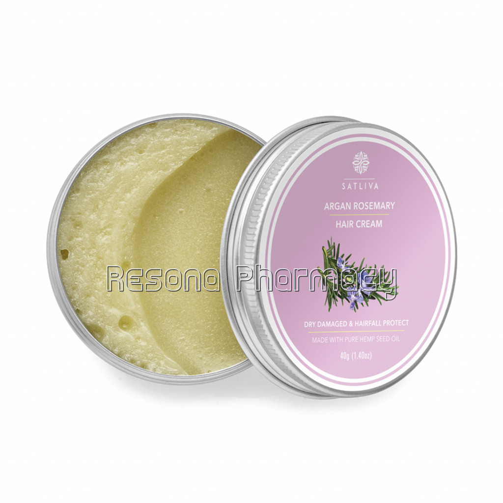 Argan Rosemary Hair Cream   Restores Dry, Damaged and Chemically Treated Hair 40Gm