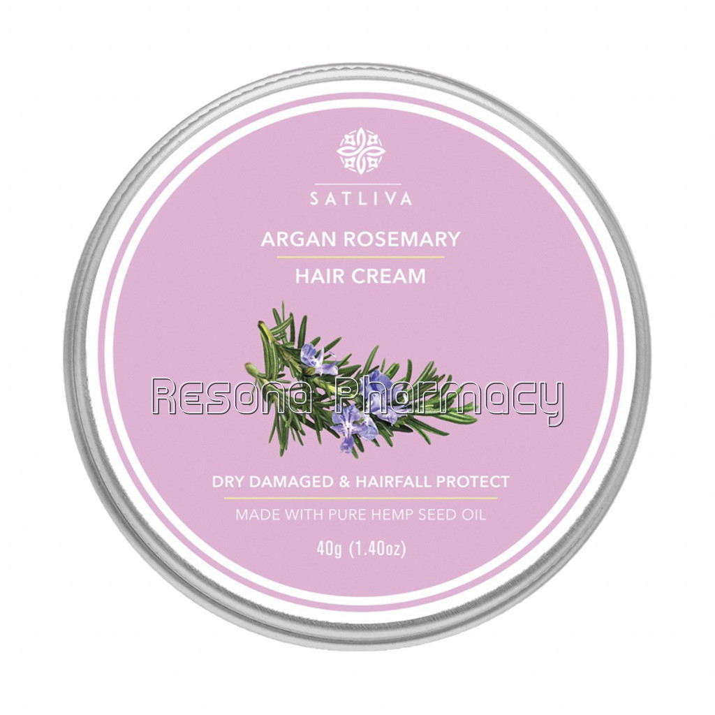 Argan Rosemary Hair Cream   Restores Dry, Damaged and Chemically Treated Hair 40Gm