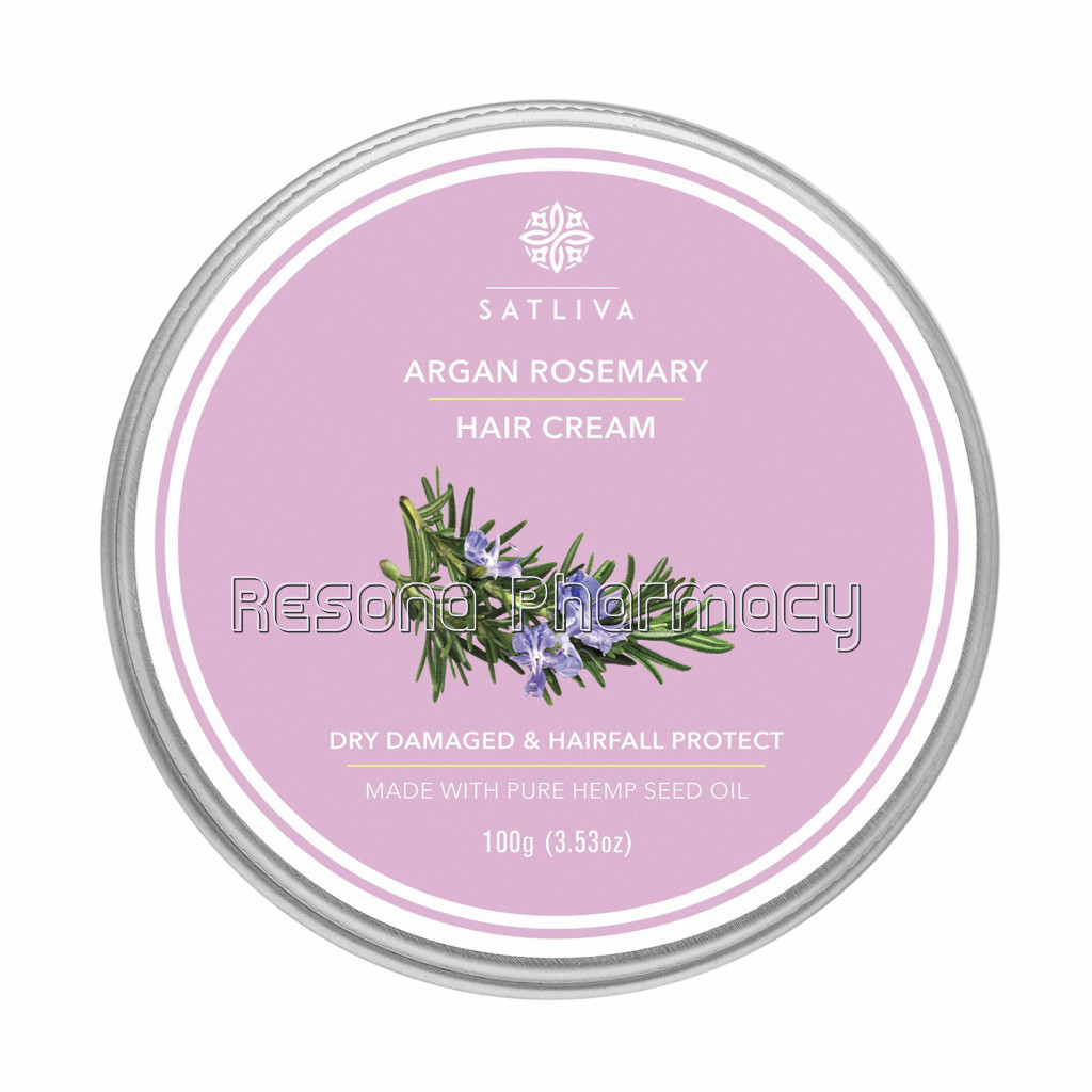 Argan Rosemary Hair Cream   Restores Dry, Damaged and Chemically Treated Hair 100Gm