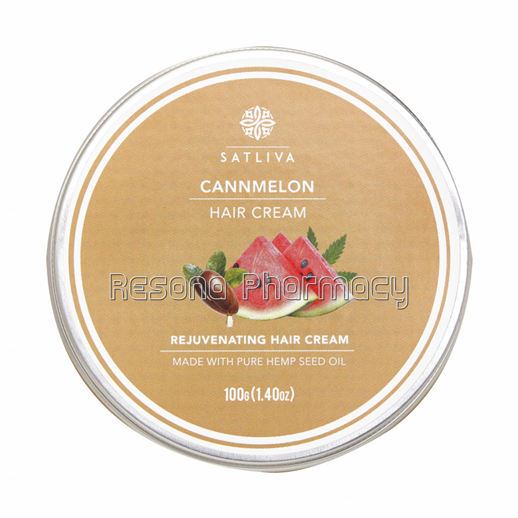 Cannmelon Hair Cream   Controls Excessive Oil Production, Reduces Frizz and Prevents Breakage 100Gm