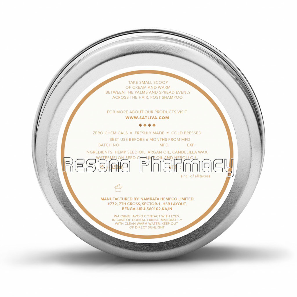 Cannmelon Hair Cream   Controls Excessive Oil Production, Reduces Frizz and Prevents Breakage 100Gm