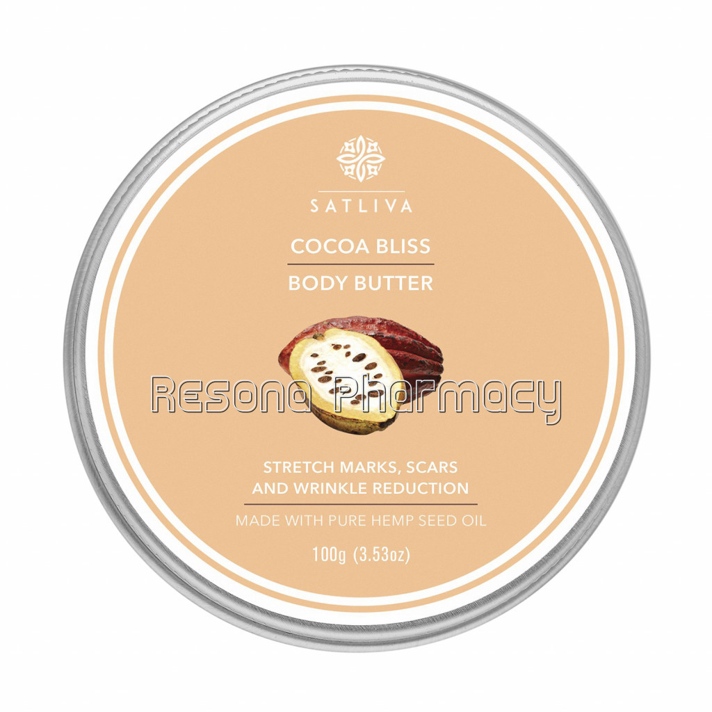 Cocoa Bliss Body Butter   Diminishes Fine Lines, Stretch Marks and Restores Elasticity To Dull Skin 100Gm