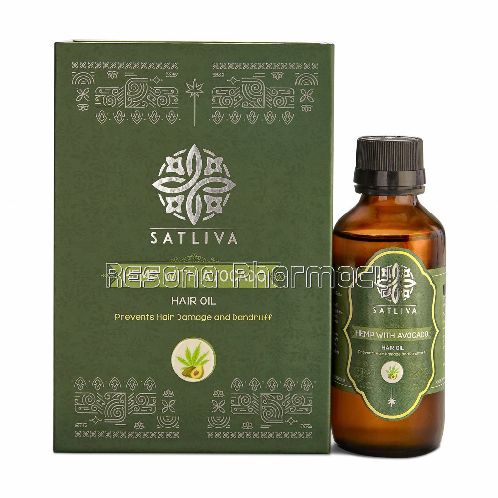 Hemp With Avocado Hair Oil   Controls Hair Fall, Helps In Hair Thickening and Treats Dandruff