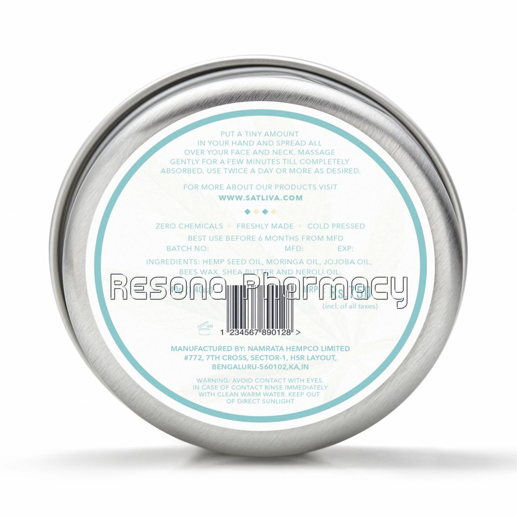 Hemp With Neroli Body Butter   Improves Skin Elasticity, Reduces Dryness and Moisturizes 40Gm