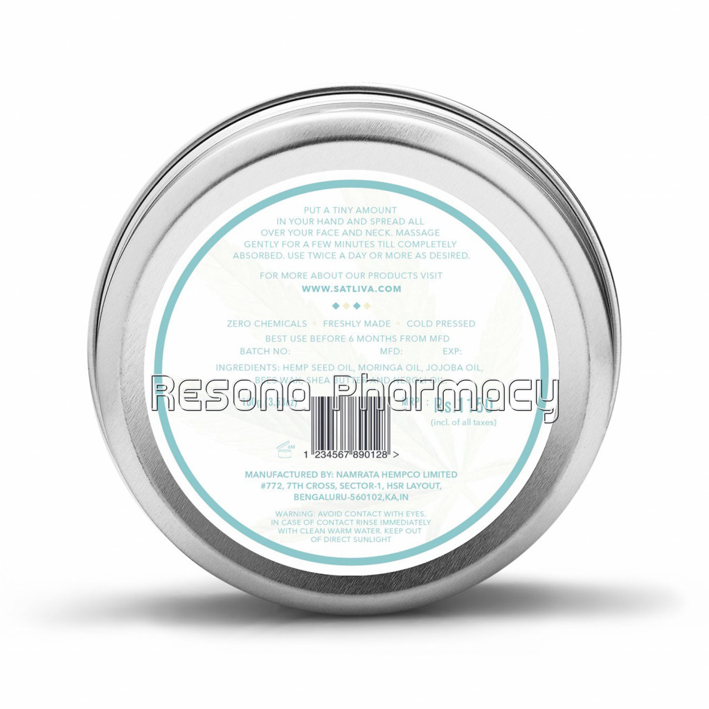 Hemp With Neroli Body Butter   Improves Skin Elasticity, Reduces Dryness and Moisturizes 100Gm