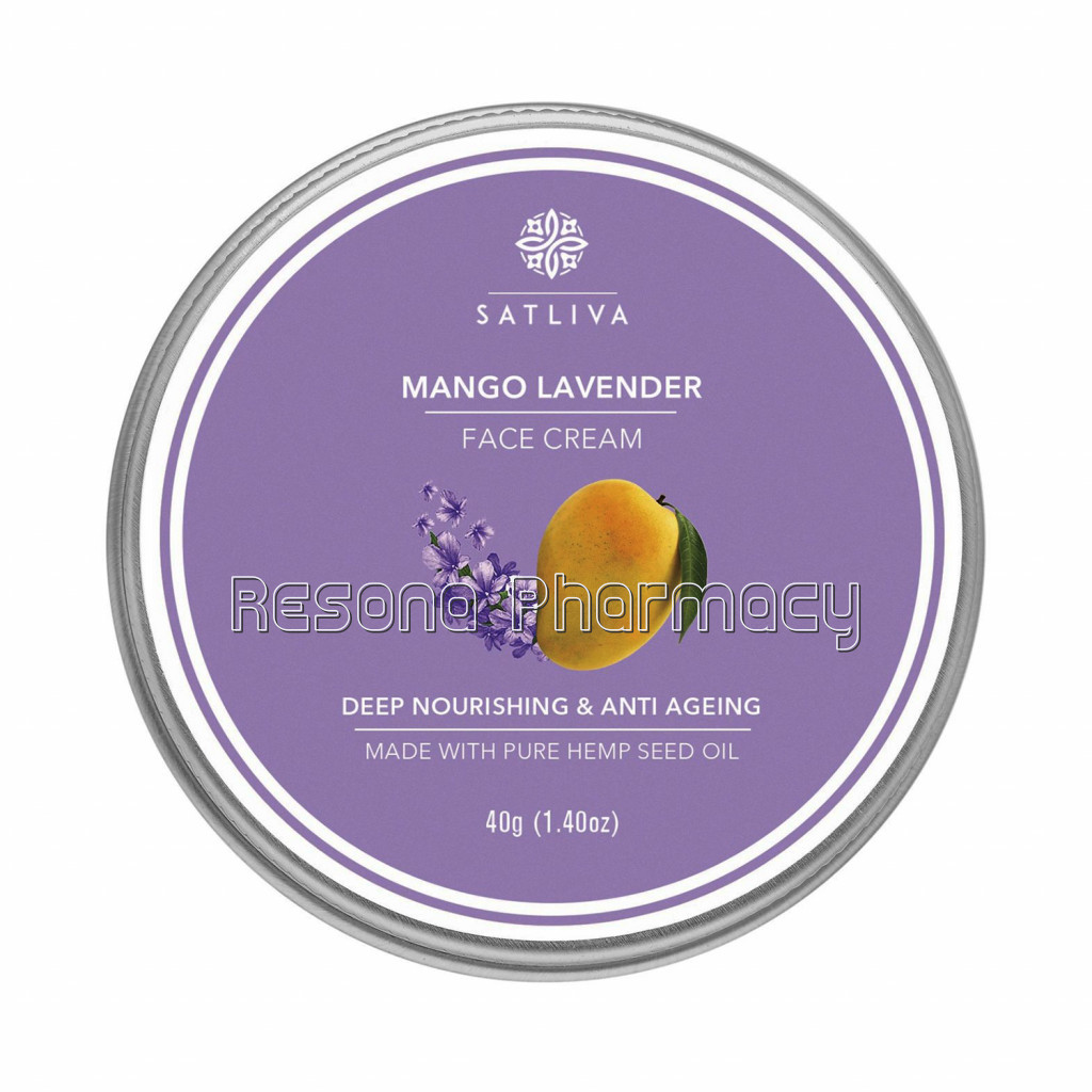 Mango Lavender Face Cream   Controls Wrinkles, Dark Spots and Sun Damage 40Gm