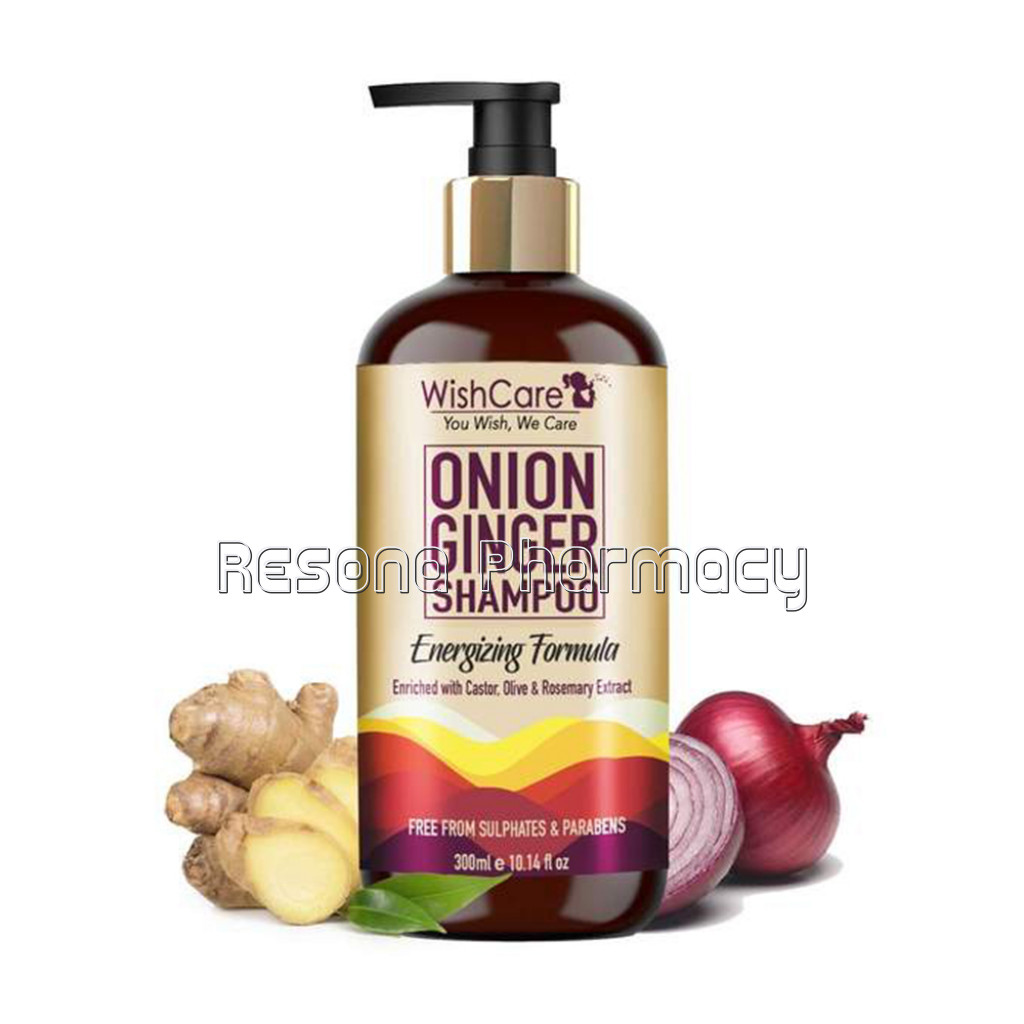 Onion Ginger Shampoo   Strengthening Formula   For All Hair Types   300 Ml