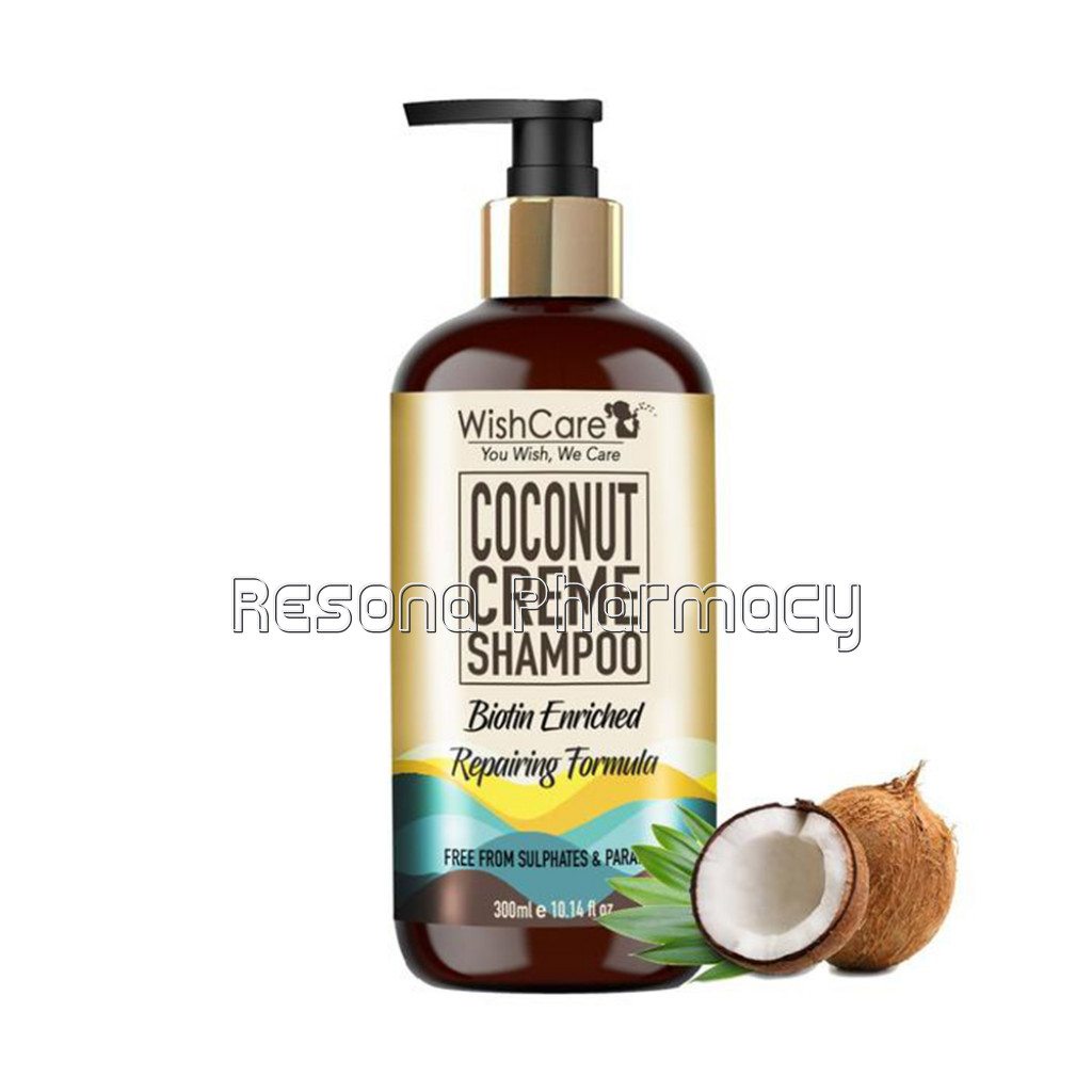 Coconut Biotin Shampoo   Repairing Formula   For All Hair Types  300Ml