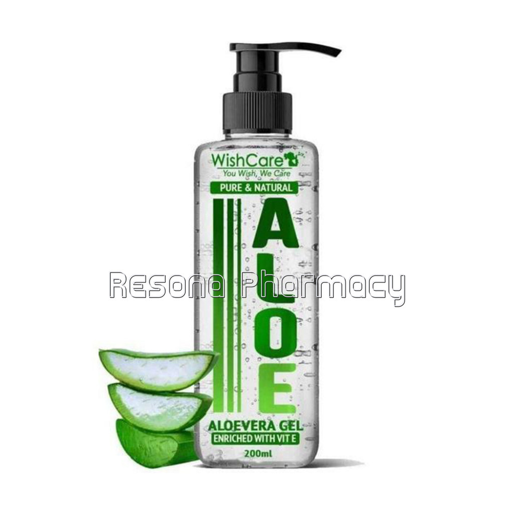 Pure Aloe Vera Gel  Enriched With Vitamin E   Pure and NaNaNatural  200Gms