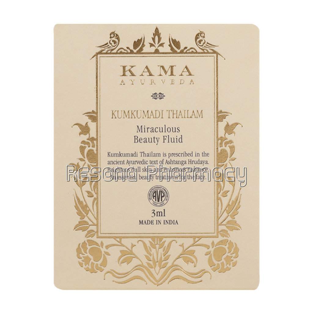 Kumkumadi Miraculous Beauty Fluid Ayurvedic Night Serum 3Ml