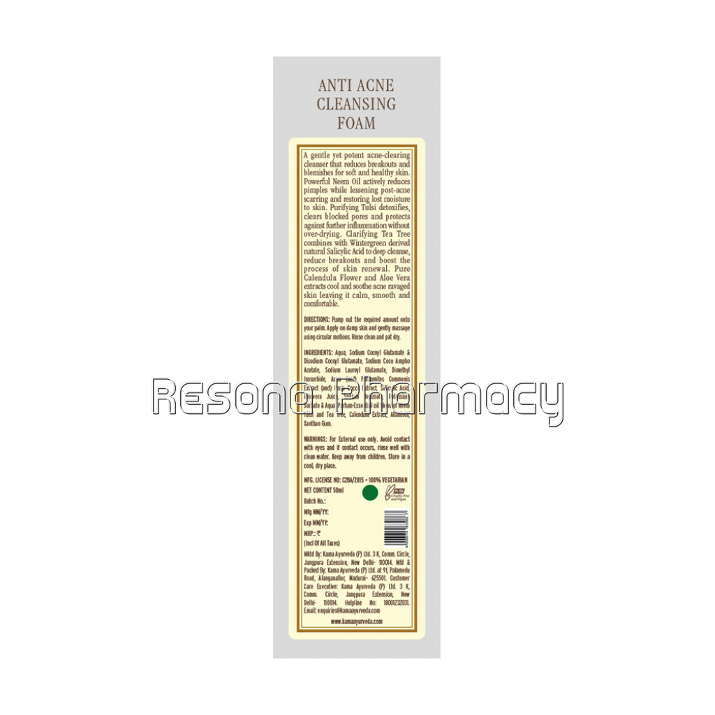 Anti Acne Cleansing Foam 50Ml
