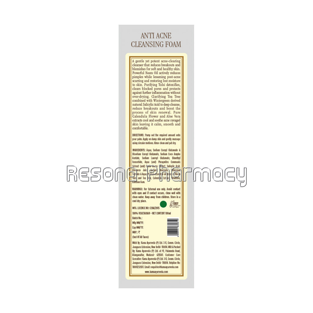 Anti Acne Cleansing Foam 100Ml