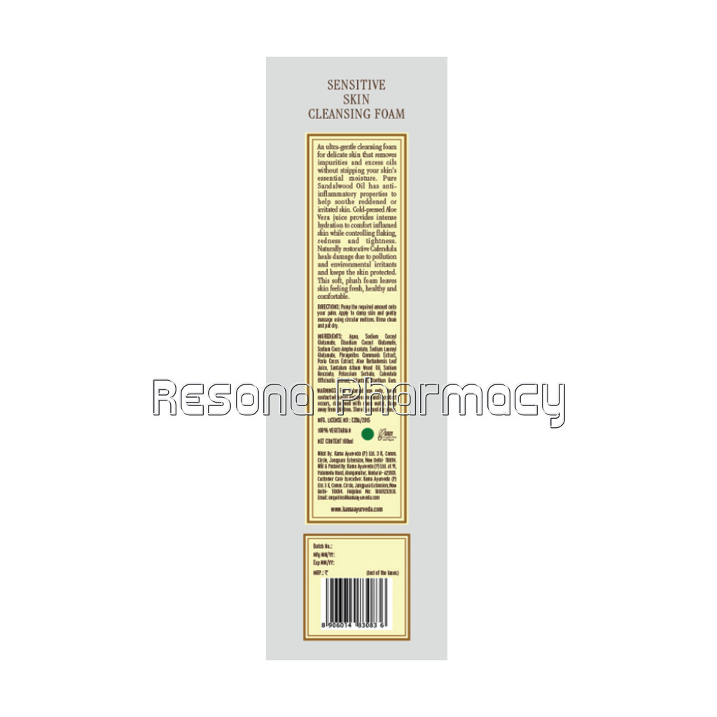 Sensitive Skin Cleansing Foam 100Ml