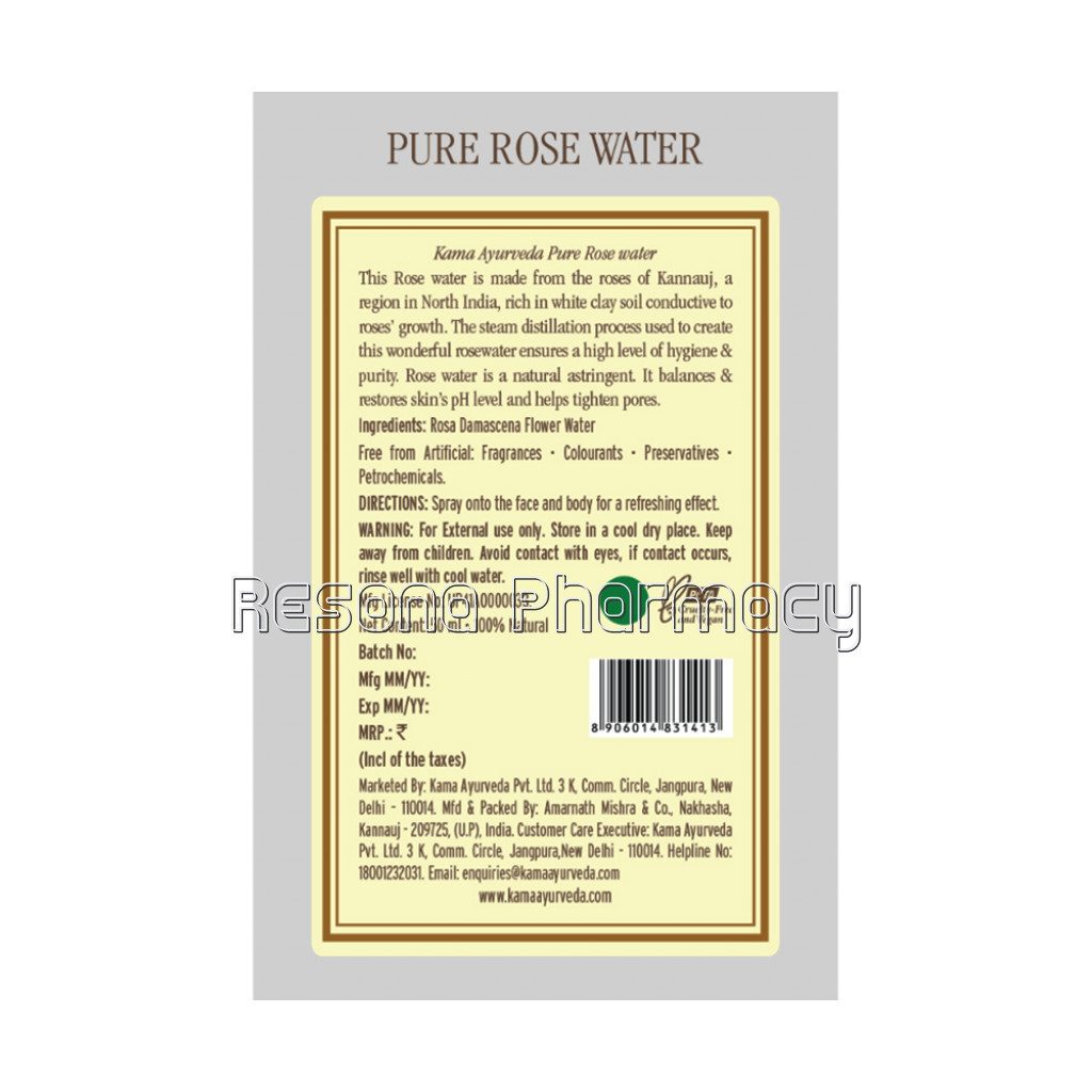 Pure Rose Water 50Ml