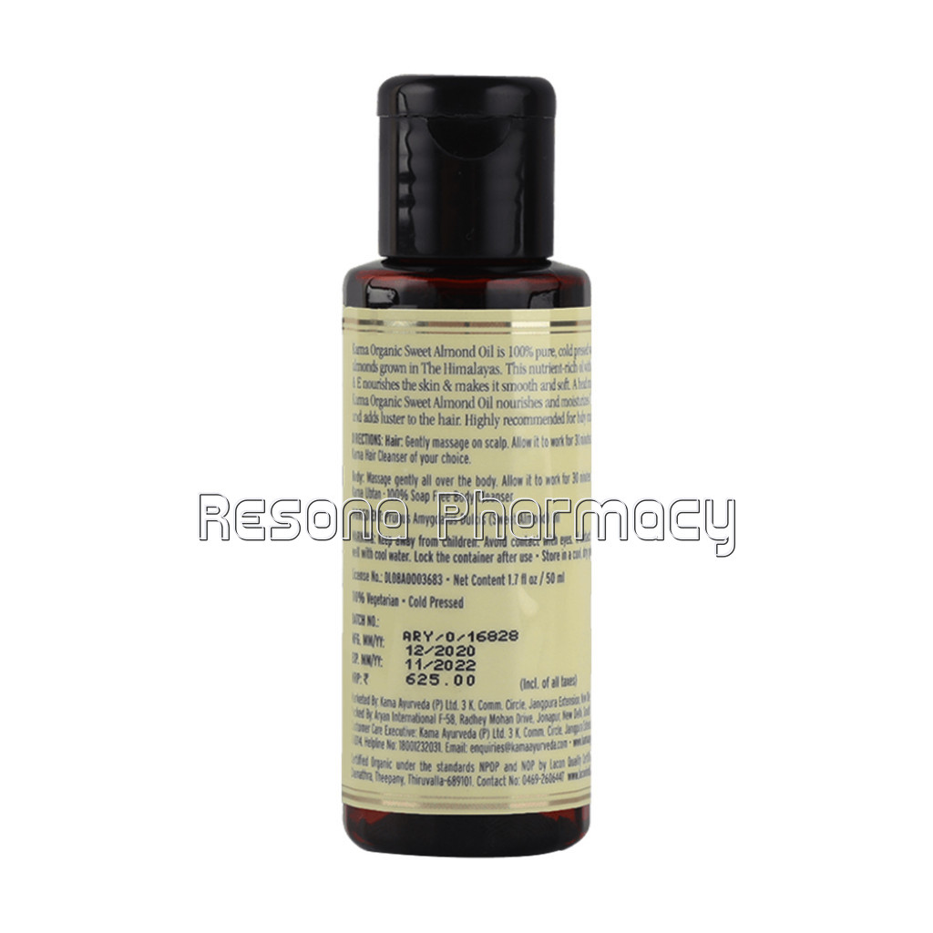Organic Sweet Almond Oil 50 Ml